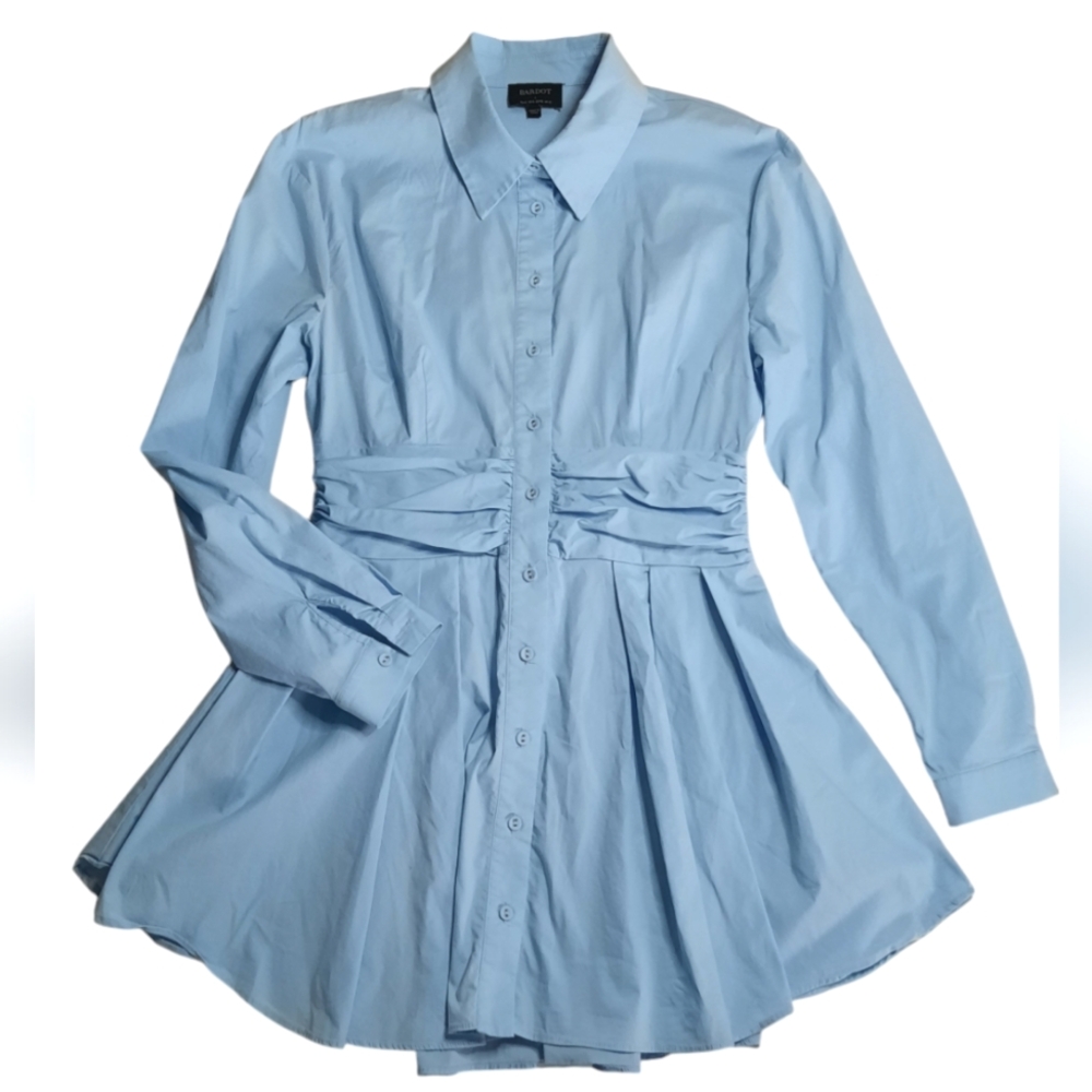 Bardot Mini Shirt Dress Leoni